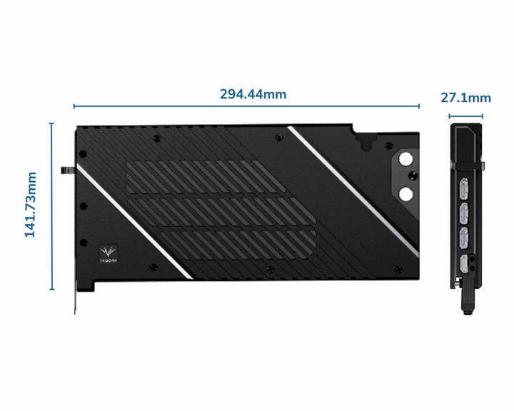 Granzon Full Armor GPU Water Block and Backplate for MSI GeForce RTX 4090 Gaming X Trio (GBN-MS4090TRIO)