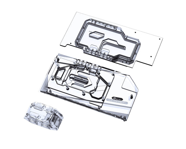 Bykski Full Coverage GPU Water Block w/ Integrated Active Backplate for Gigabyte AORUS RTX 3090 Master (N-GV3090AORUS-TC)