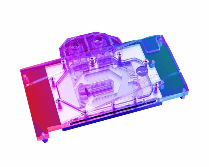 Bykski Full Coverage GPU Water Block and Backplate for POWER COLOR Fighter AMD Radeon RX 6600 8GB (A-PC6600-X)