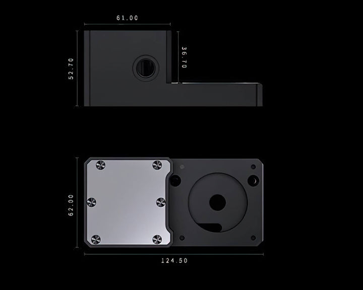 Granzon GH Series Radiator Pump Bridge Block (GY-M)